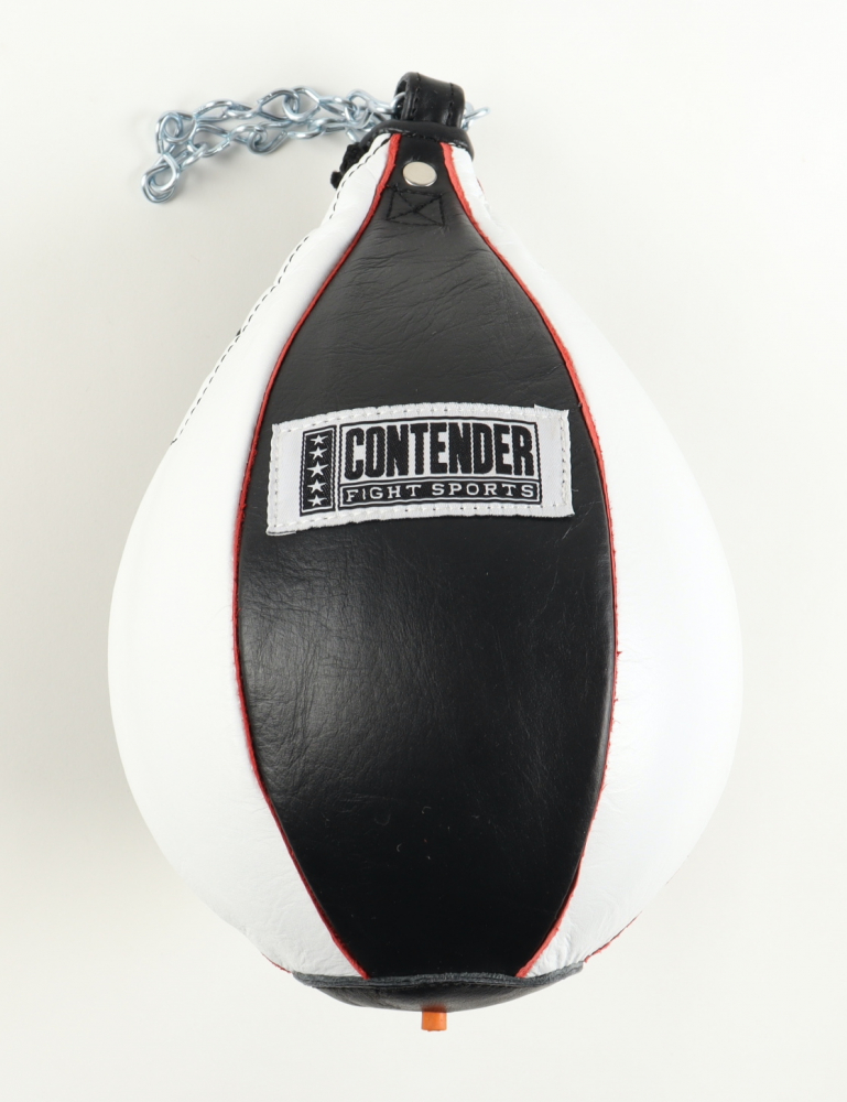 Mike Tyson Signed Everlast Boxing Speed Bag with Display Case (PSA