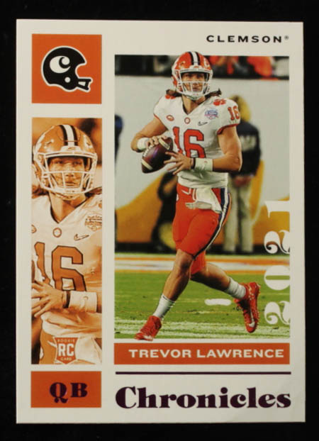Trevor Lawrence 2021 Panini Chronicles Pink Draft Picks #1 RC at PristineAuction.com Trevor Lawrence 2021 Panini Chronicles Pink Draft Picks #1 RC at PristineAuction.com