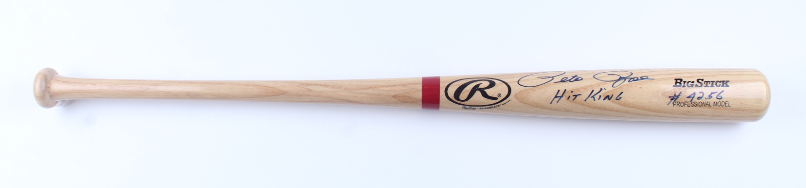 Pete Rose Signed Rawlings Baseball Bat Inscribed "4256" & "HIT KING" (JSA) at PristineAuction.com Pete Rose Signed Rawlings Baseball Bat Inscribed "4256" & "HIT KING" (JSA) at PristineAuction.com