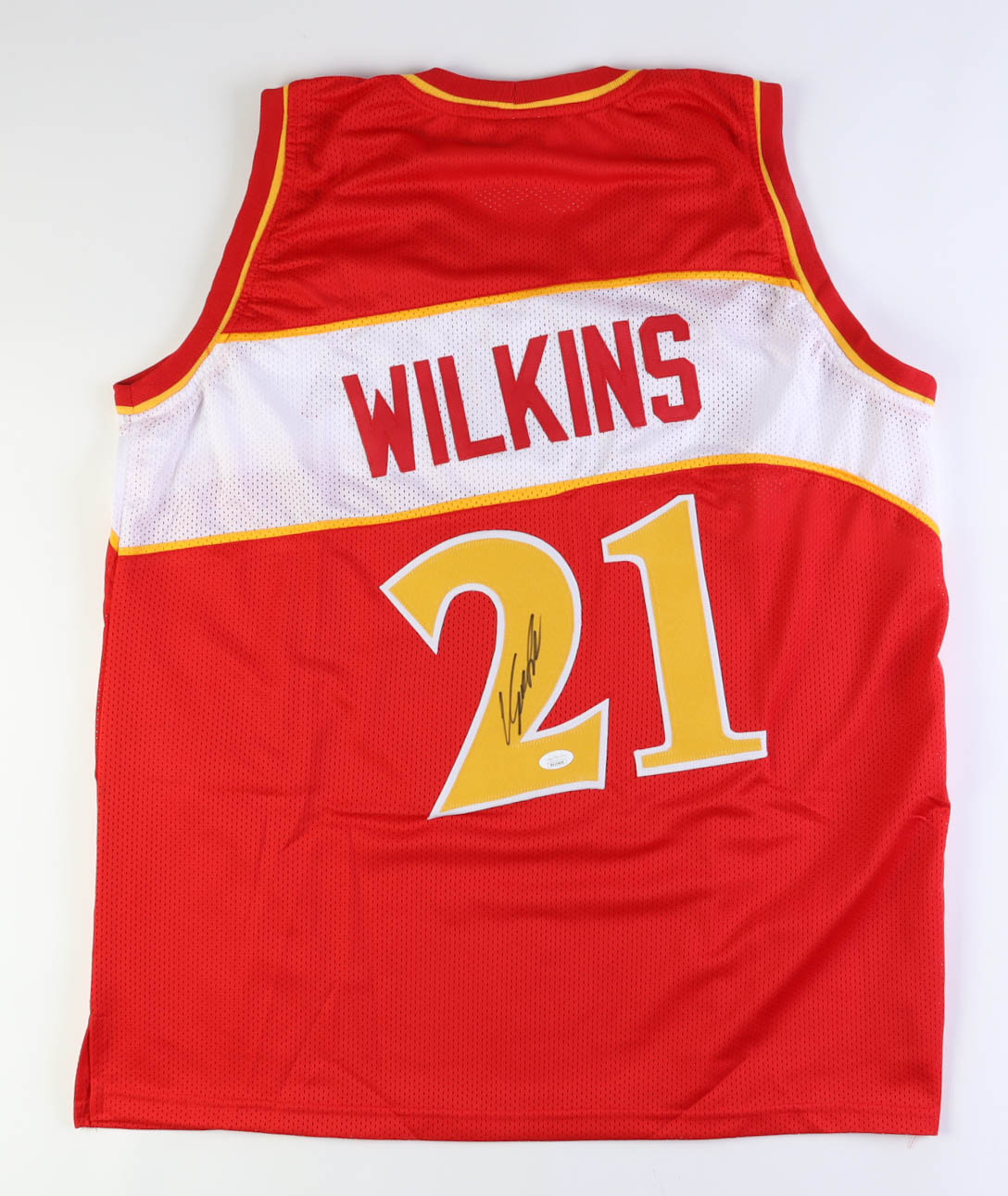 Dominique Wilkins Signed Jersey (JSA) at PristineAuction.com Dominique Wilkins Signed Jersey (JSA) at PristineAuction.com