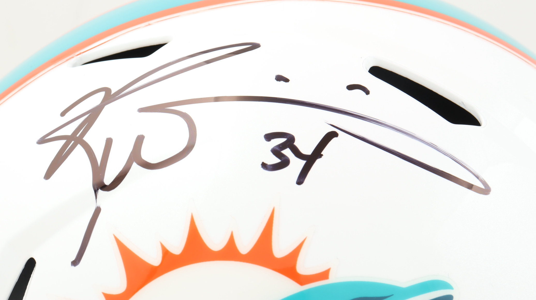 Ricky Williams Signed Dolphins Full-Size Speed Helmet Inscribed "Smoke Weed Everyday!" (JSA) at PristineAuction.com Ricky Williams Signed Dolphins Full-Size Speed Helmet Inscribed "Smoke Weed Everyday!" (JSA) at PristineAuction.com