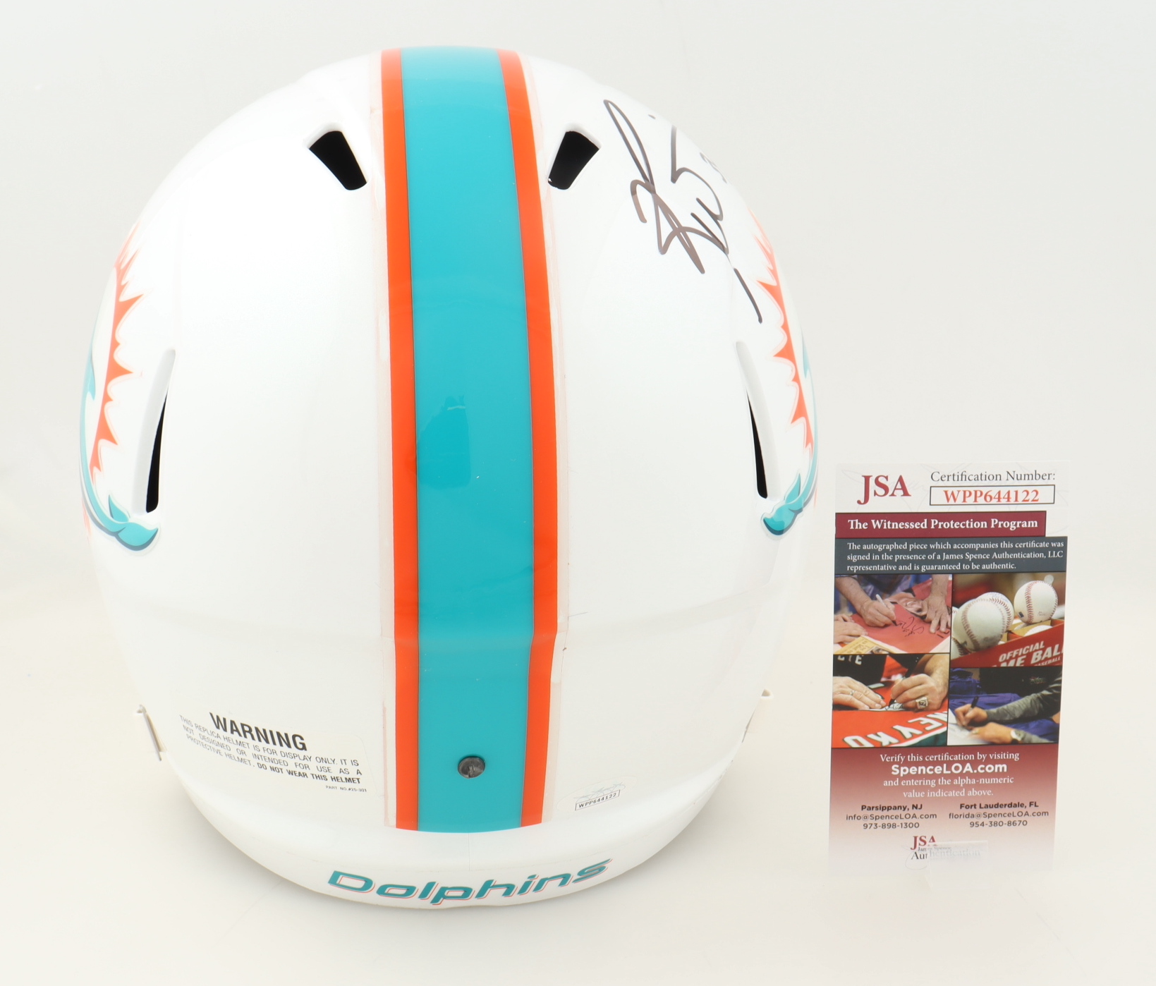 Ricky Williams Signed Dolphins Full-Size Speed Helmet Inscribed "Smoke Weed Everyday!" (JSA) at PristineAuction.com Ricky Williams Signed Dolphins Full-Size Speed Helmet Inscribed "Smoke Weed Everyday!" (JSA) at PristineAuction.com