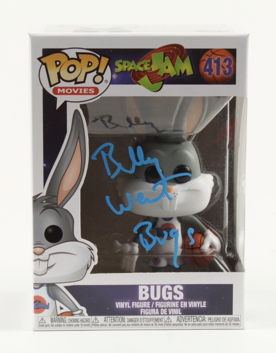 Billy West Signed "Space Jam" #413 Bugs Funko Pop! Vinyl Figure Inscribed "Bugs" (JSA) at PristineAuction.com Billy West Signed "Space Jam" #413 Bugs Funko Pop! Vinyl Figure Inscribed "Bugs" (JSA) at PristineAuction.com