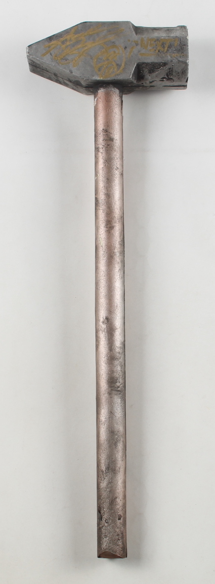 Andrew Bryniarski Signed "The Texas Chain Saw Massacre" Replica Hammer Inscribed "... Next!" with Hand Drawn Sketch (JSA) at PristineAuction.com Andrew Bryniarski Signed "The Texas Chain Saw Massacre" Replica Hammer Inscribed "... Next!" with Hand Drawn Sketch (JSA) at PristineAuction.com