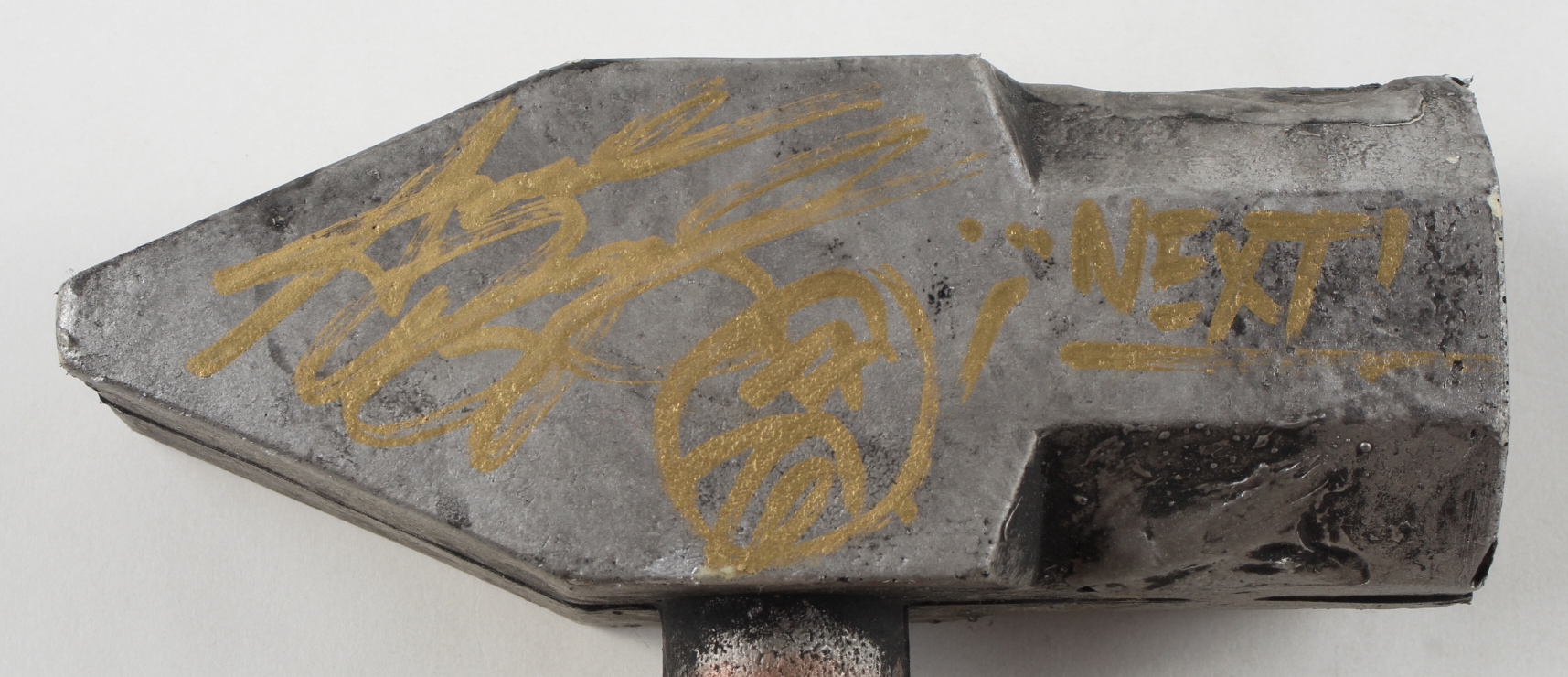 Andrew Bryniarski Signed "The Texas Chain Saw Massacre" Replica Hammer Inscribed "... Next!" with Hand Drawn Sketch (JSA) at PristineAuction.com Andrew Bryniarski Signed "The Texas Chain Saw Massacre" Replica Hammer Inscribed "... Next!" with Hand Drawn Sketch (JSA) at PristineAuction.com