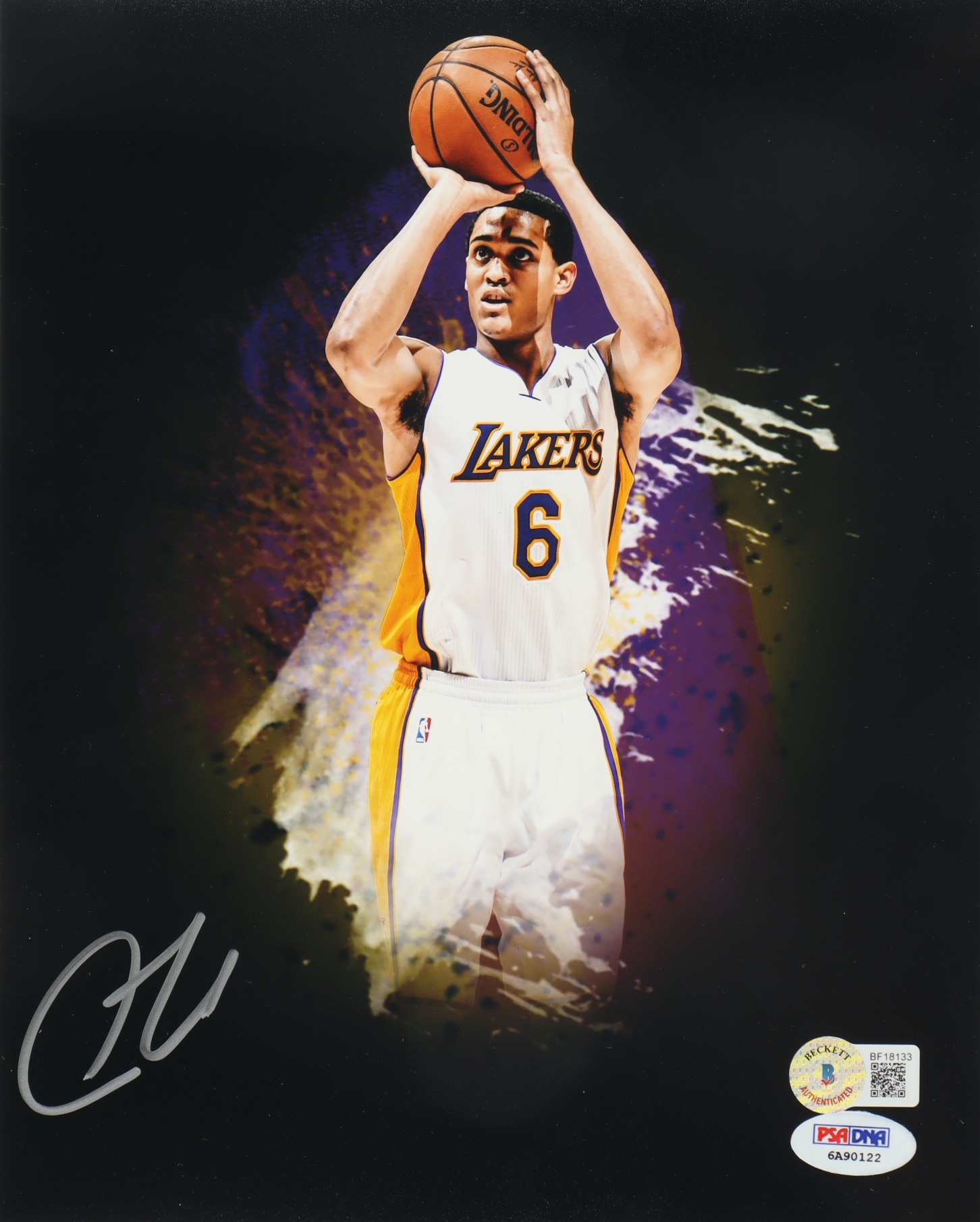 Jordan Clarkson Signed Lakers 8x10 Photo (Beckett & PSA) at PristineAuction.com Jordan Clarkson Signed Lakers 8x10 Photo (Beckett & PSA) at PristineAuction.com