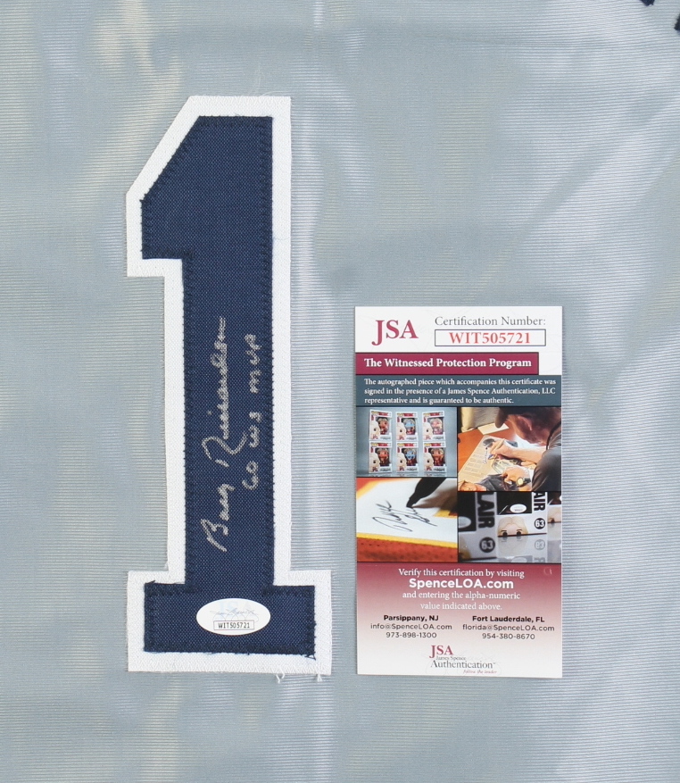 Bobby Richardson Signed Jersey Inscribed "60 WS MVP" (JSA) at PristineAuction.com Bobby Richardson Signed Jersey Inscribed "60 WS MVP" (JSA) at PristineAuction.com