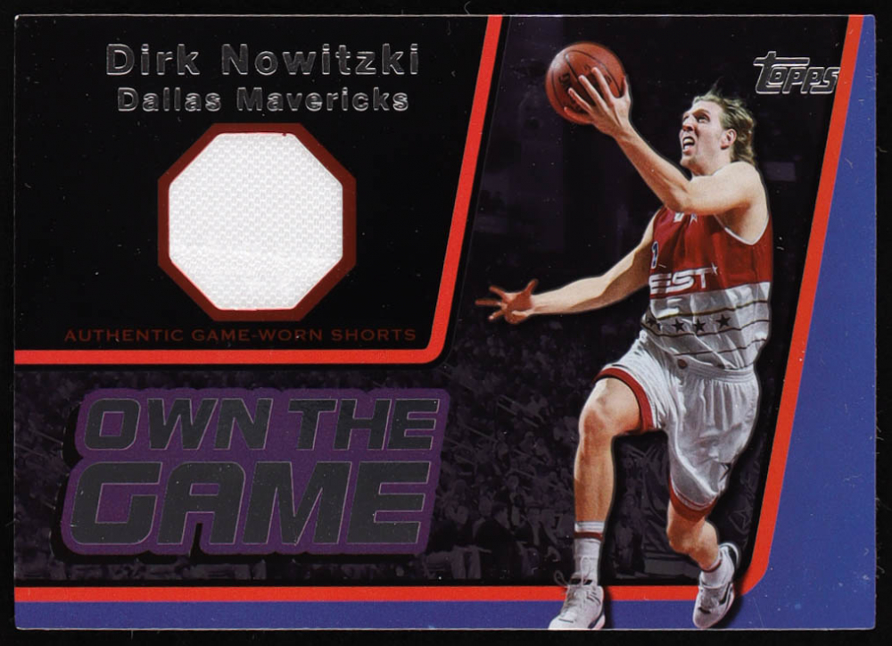 Dirk Nowitzki 2006-07 Topps Own the Game Relics Black #DN #5/99