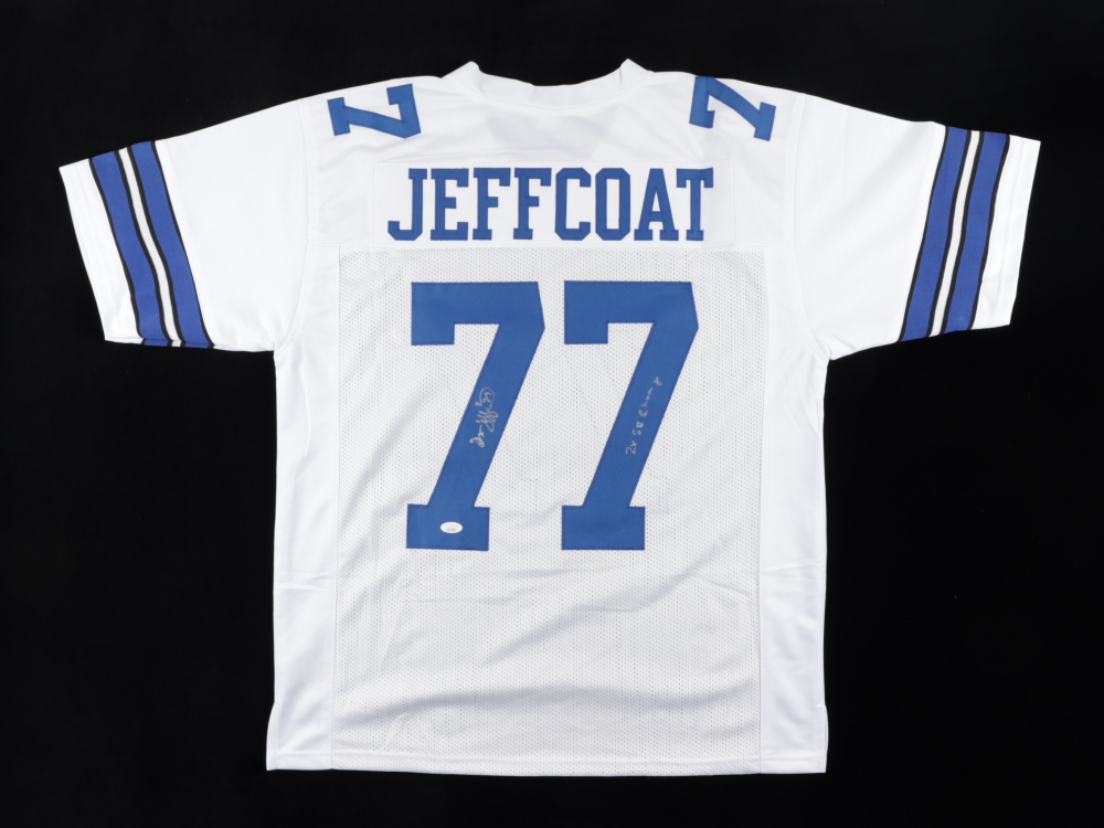 Jim Jeffcoat Dallas Cowboys Signed Jersey #77 — front