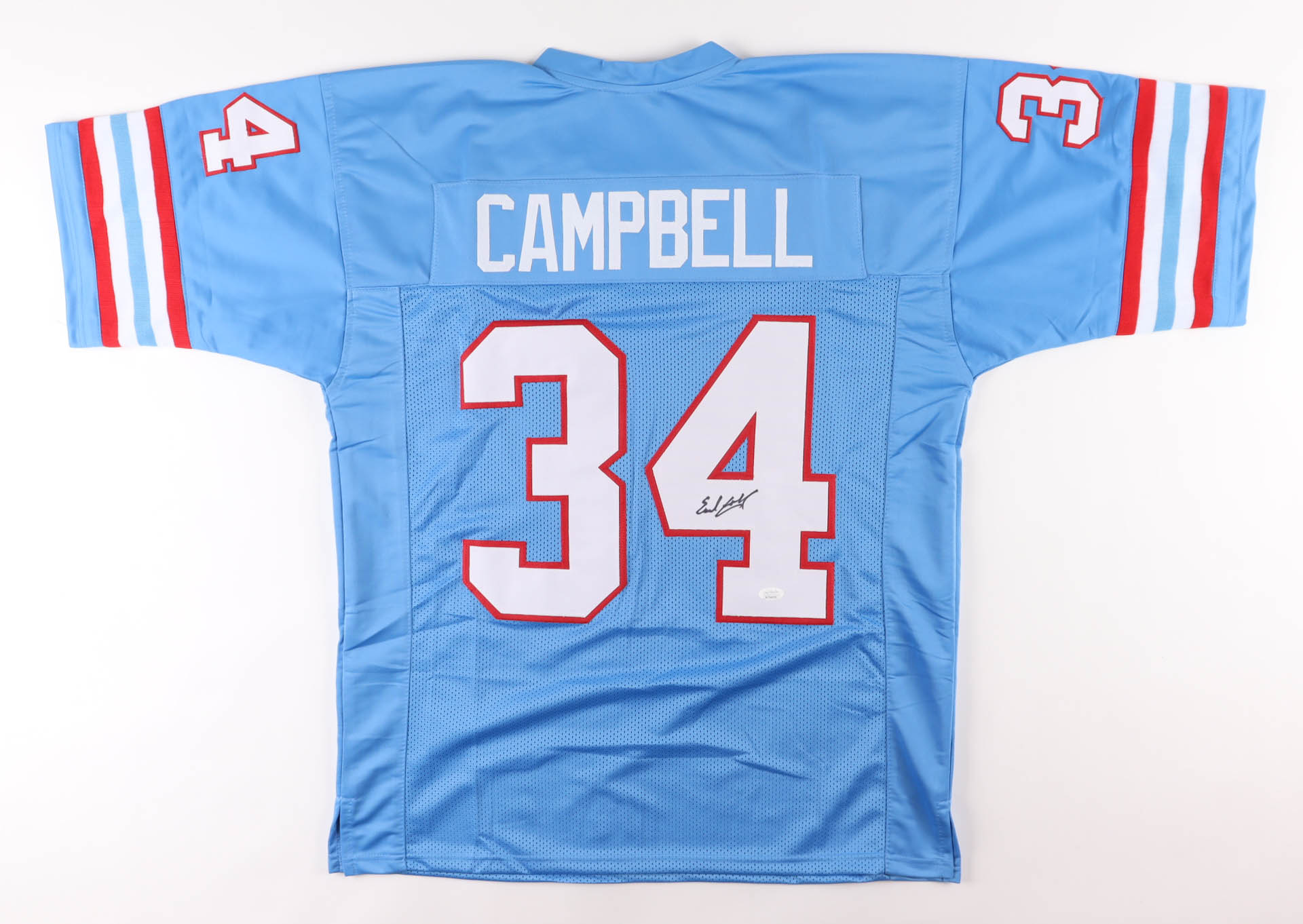 Earl Campbell Signed Jersey (JSA) at PristineAuction.com Earl Campbell Signed Jersey (JSA) at PristineAuction.com
