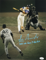 Luis Gonzalez Signed Diamondbacks 11x14 Photo Inscribed "2001 WS Game 7 GW Hit" (JSA) at PristineAuction.com