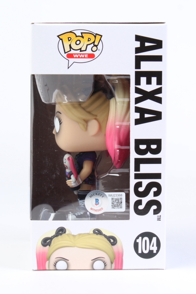 Alexa Bliss Signed "WWE" #104 Funko Pop! Vinyl Figure (Beckett) at PristineAuction.com Alexa Bliss Signed "WWE" #104 Funko Pop! Vinyl Figure (Beckett) at PristineAuction.com