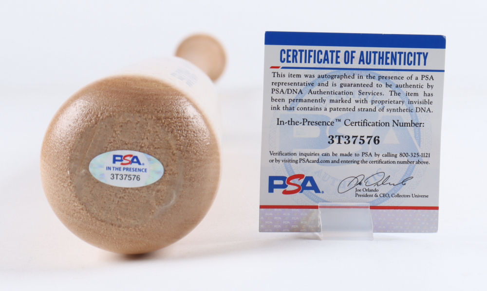 Christopher Morel Signed Rawlings Pro Baseball Bat Inscribed "1st AB HR