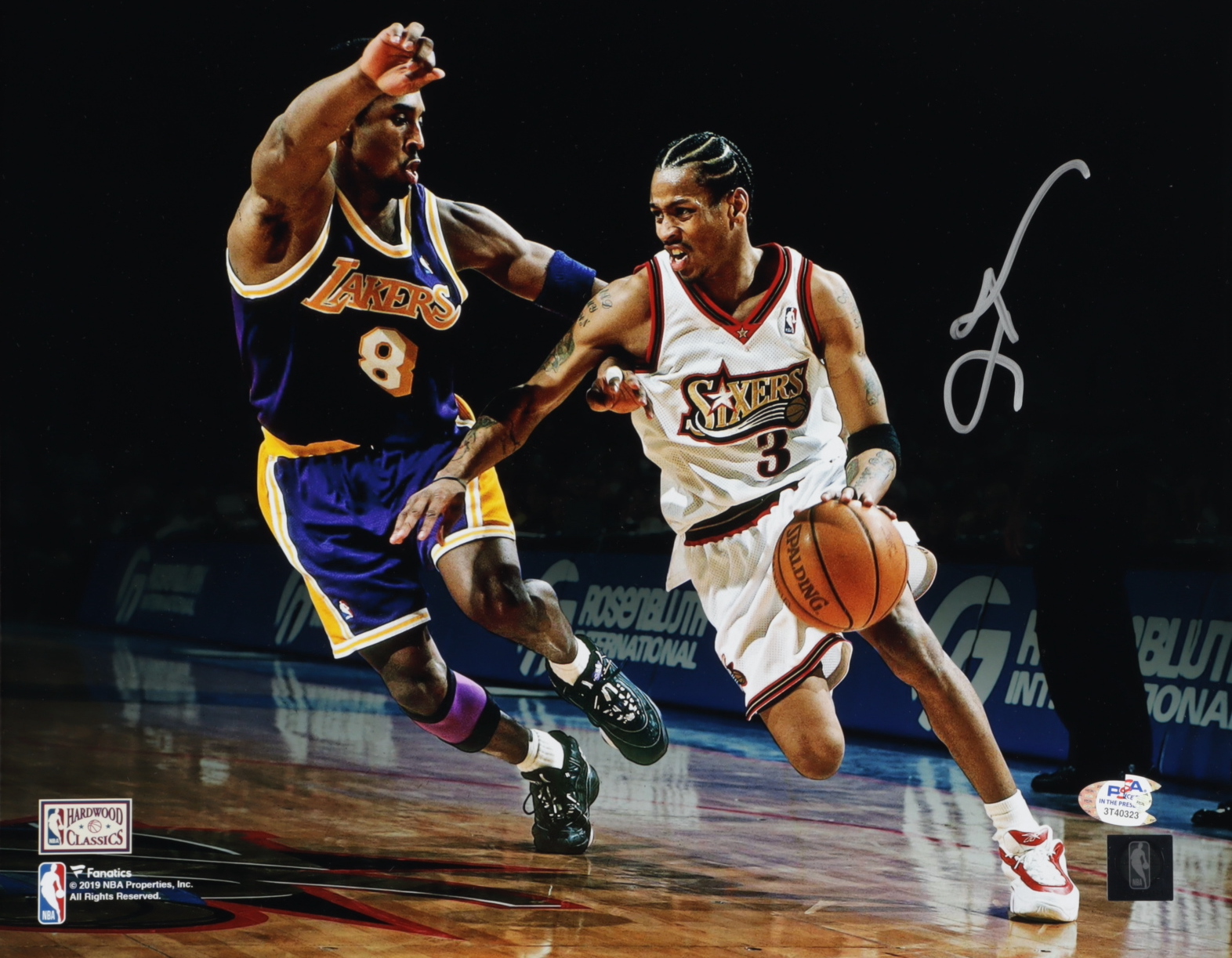 Allen Iverson Signed 76ers 11x14 Photo (PSA) at PristineAuction.com Allen Iverson Signed 76ers 11x14 Photo (PSA) at PristineAuction.com