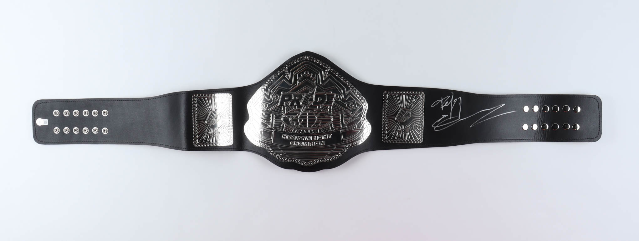 Fedor Emelianenko Signed Full-Size MMA Pride Championship Belt (Beckett) at PristineAuction.com Fedor Emelianenko Signed Full-Size MMA Pride Championship Belt (Beckett) at PristineAuction.com