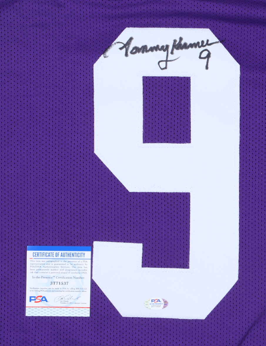 Tommy Kramer Signed Jersey (PSA) at PristineAuction.com Tommy Kramer Signed Jersey (PSA) at PristineAuction.com