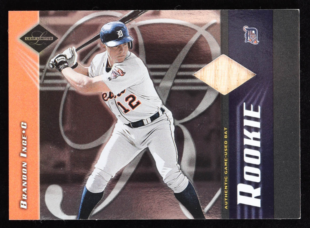 Brandon Inge 2001 Leaf Limited #327 Bat RC #391/700