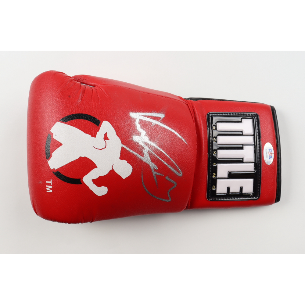 Ryan Garcia Signed Title Boxing Glove (PSA) Pristine Auction