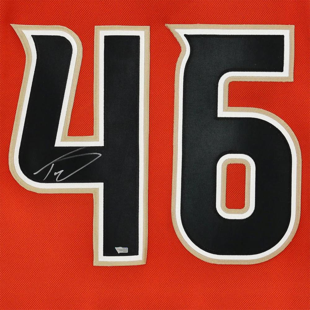 Trevor Zegras Signed Ducks Jersey (Fanatics) at PristineAuction.com Trevor Zegras Signed Ducks Jersey (Fanatics) at PristineAuction.com