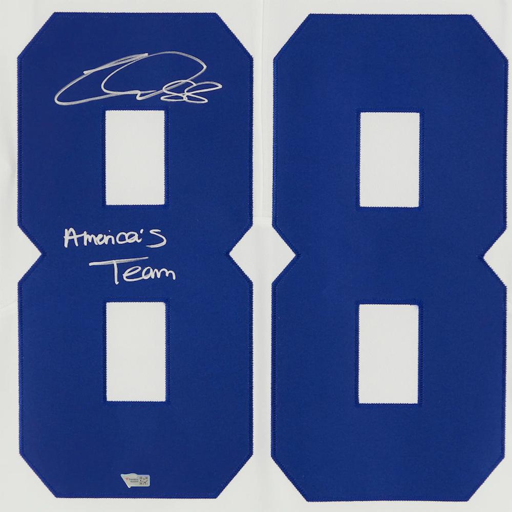 CeeDee Lamb Signed Cowboys Jersey Inscribed "America's Team" (Fanatics) at PristineAuction.com CeeDee Lamb Signed Cowboys Jersey Inscribed "America's Team" (Fanatics) at PristineAuction.com