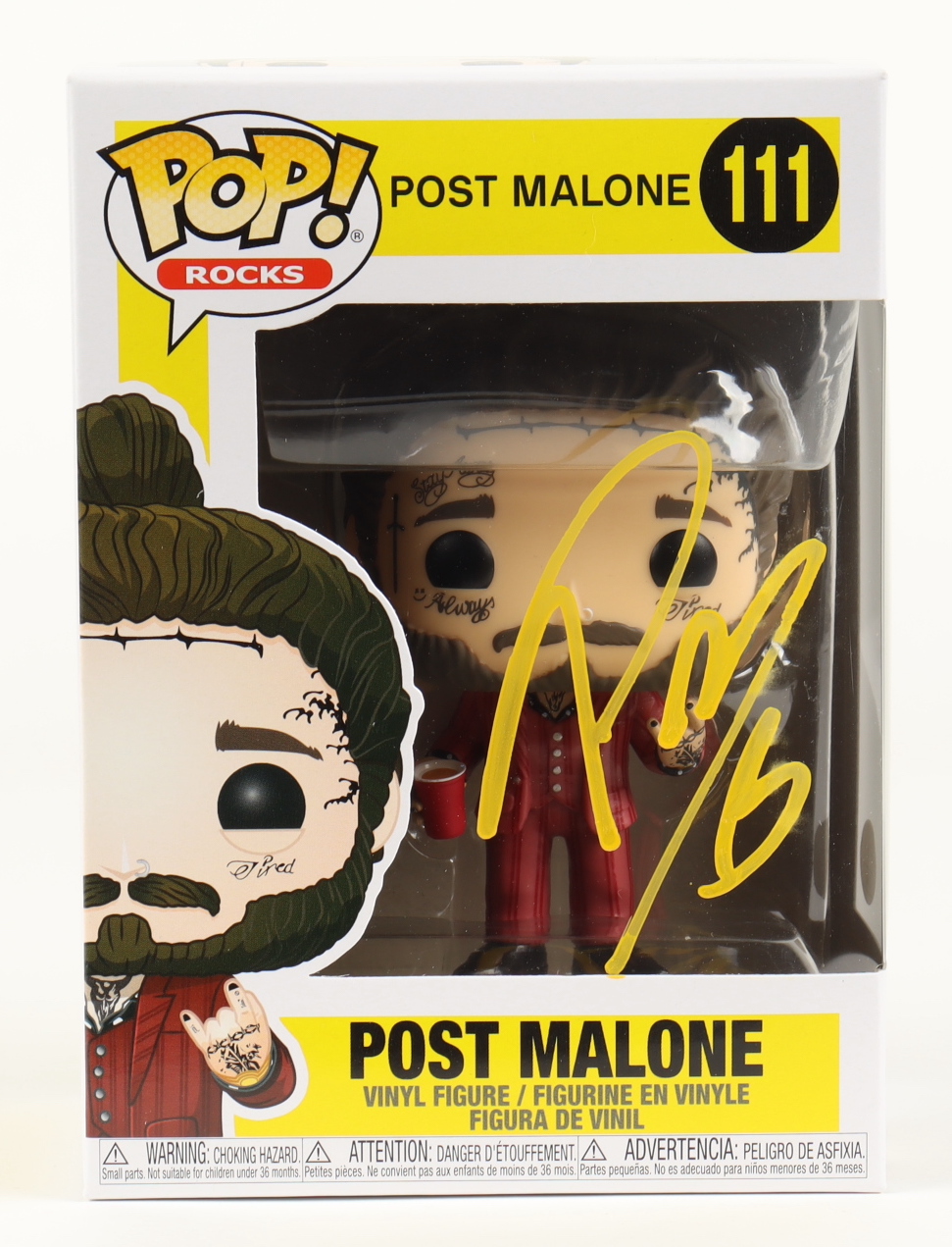 Post Malone Signed #111 Funko Pop! Vinyl Figure (JSA) at PristineAuction.com Post Malone Signed #111 Funko Pop! Vinyl Figure (JSA) at PristineAuction.com