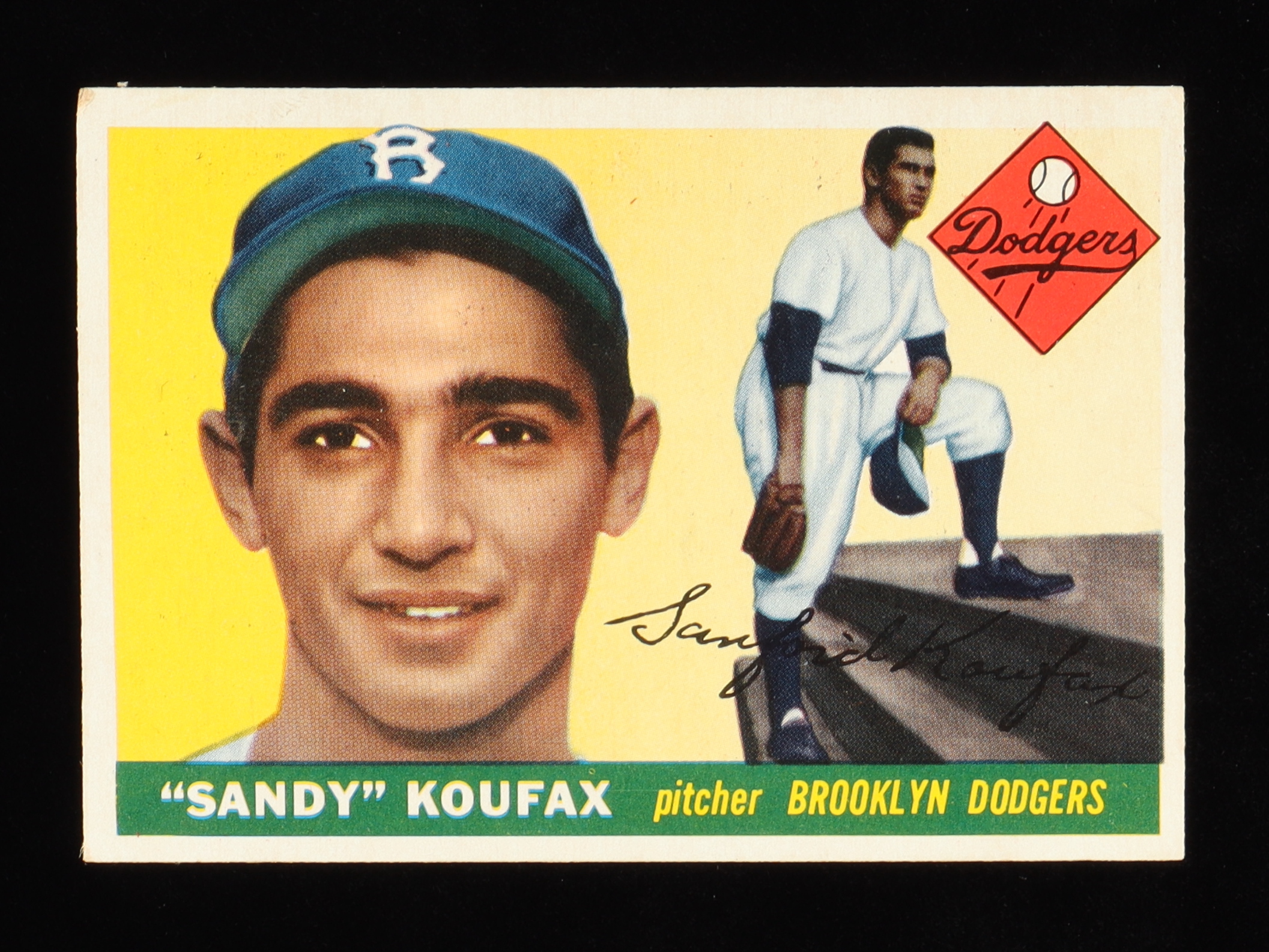 Sandy Koufax 1955 Topps #123 RC at PristineAuction.com Sandy Koufax 1955 Topps #123 RC at PristineAuction.com