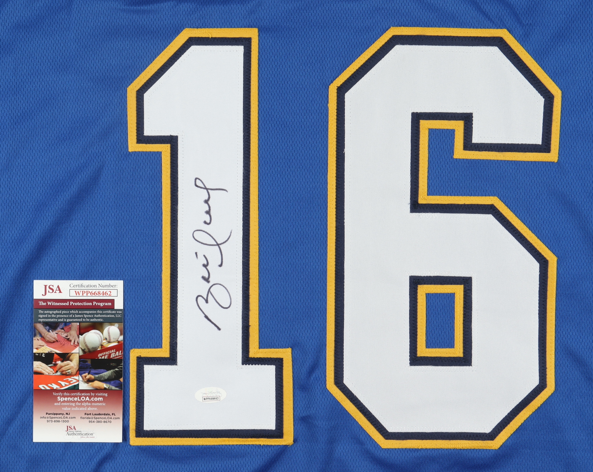 Brett Hull Signed Jersey (JSA) at PristineAuction.com Brett Hull Signed Jersey (JSA) at PristineAuction.com