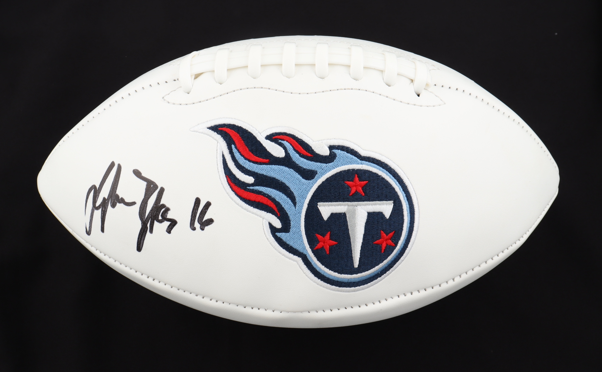 Treylon Burks Signed Titans Logo Football (Beckett) at PristineAuction.com Treylon Burks Signed Titans Logo Football (Beckett) at PristineAuction.com