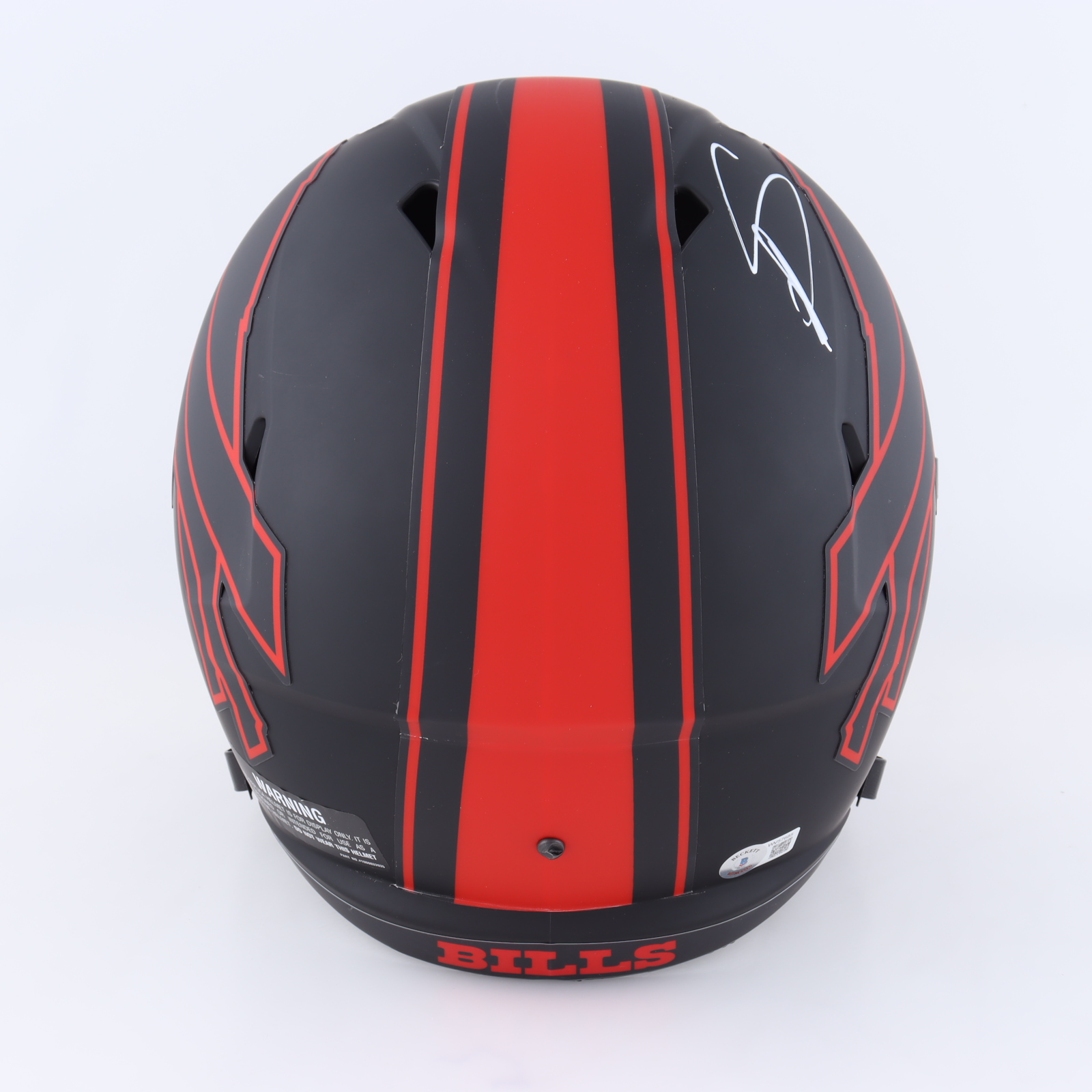 Stefon Diggs Signed Bills Eclipse Alternate Full-Size Speed Helmet (Beckett) at PristineAuction.com Stefon Diggs Signed Bills Eclipse Alternate Full-Size Speed Helmet (Beckett) at PristineAuction.com