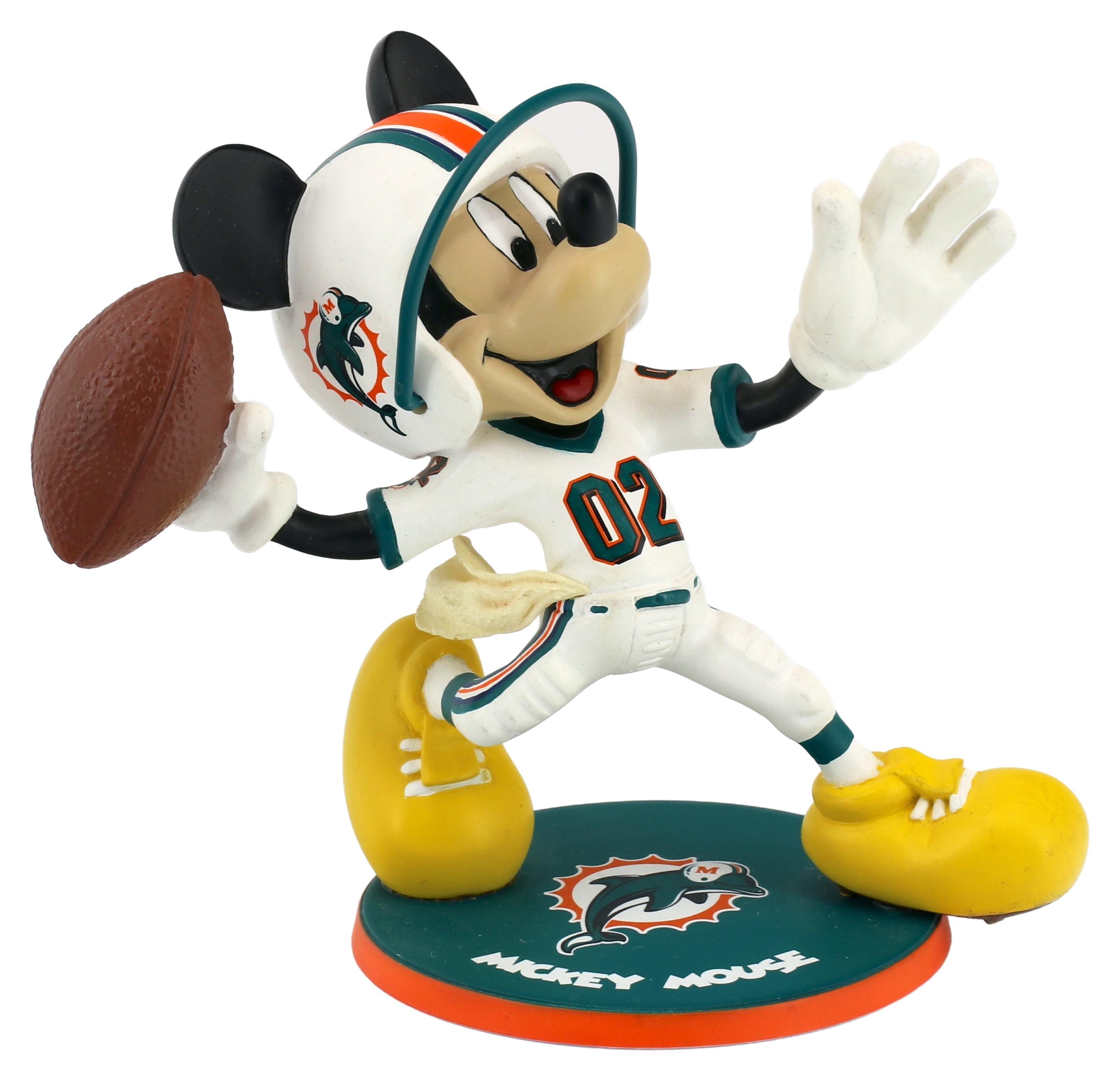 Mickey Mouse Dolphins Danbury Mint Disney NFL Quarterback Figurine at PristineAuction.com Mickey Mouse Dolphins Danbury Mint Disney NFL Quarterback Figurine at PristineAuction.com