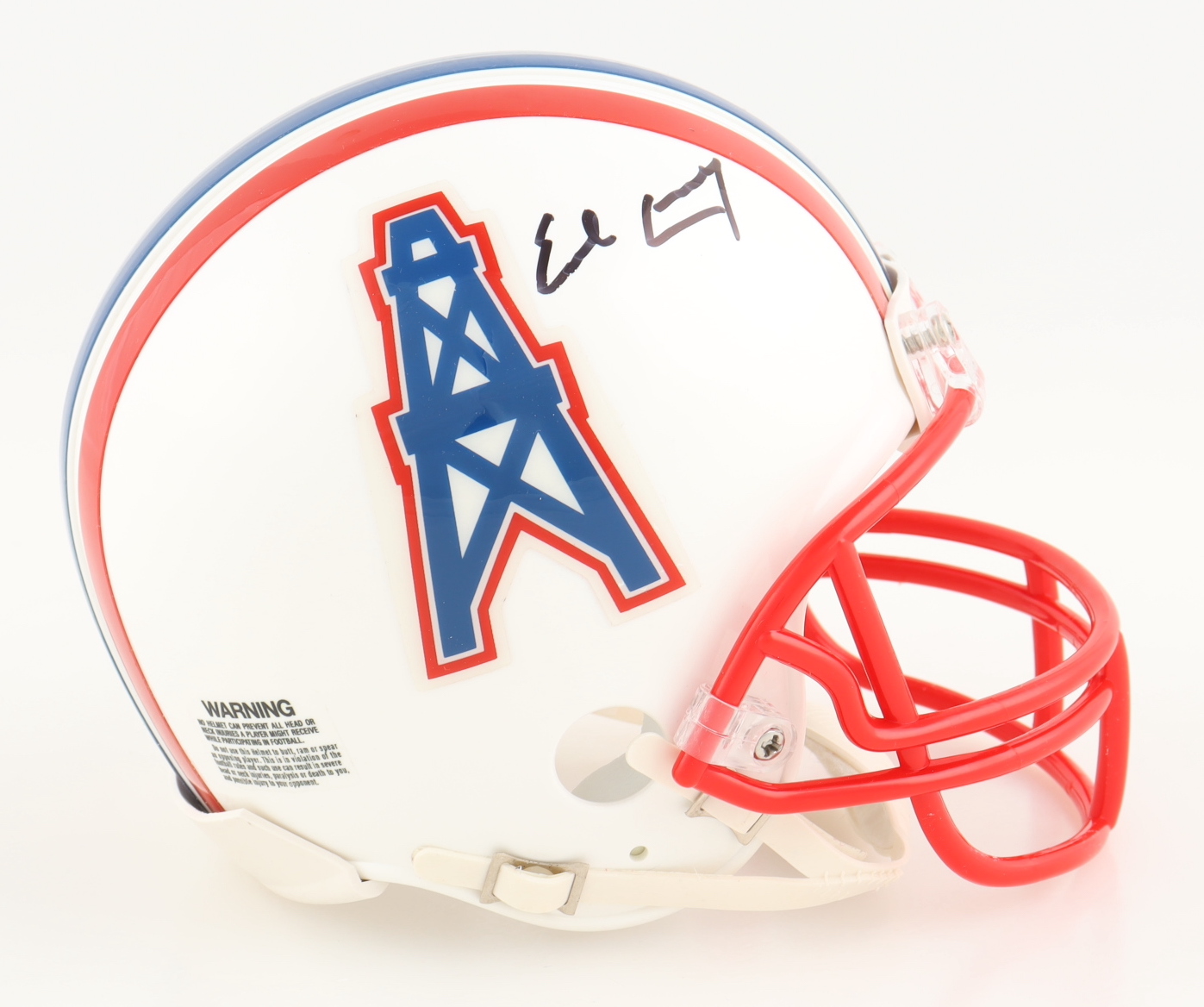 Earl Campbell Signed Oilers Mini Helmet (JSA) at PristineAuction.com Earl Campbell Signed Oilers Mini Helmet (JSA) at PristineAuction.com