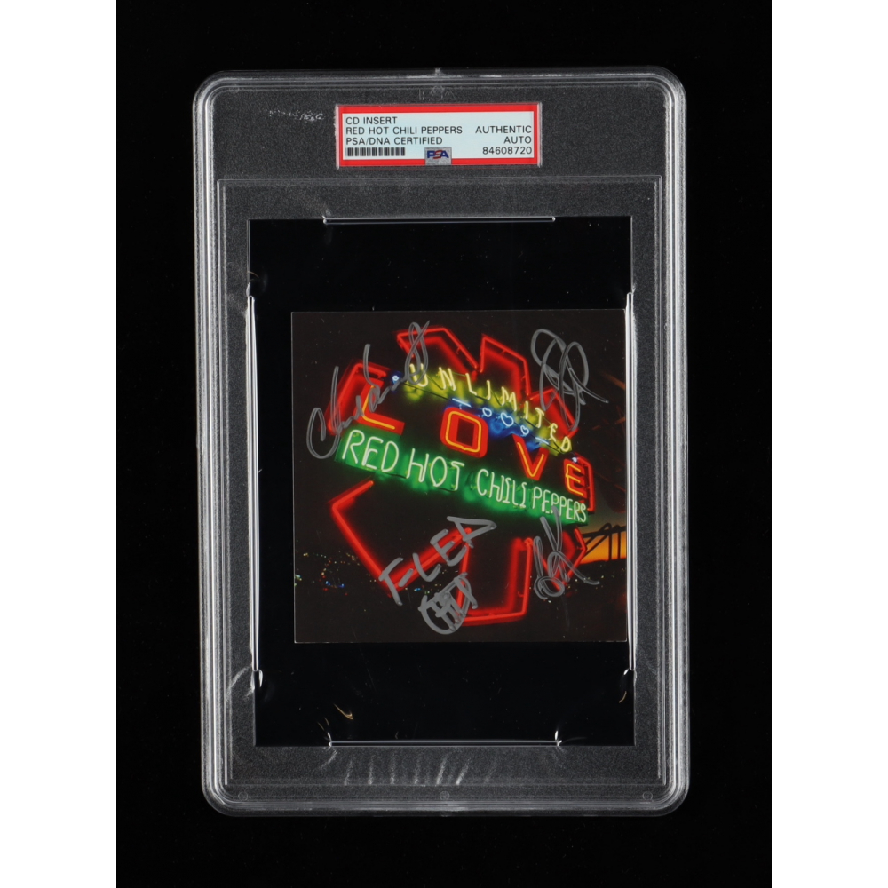 Red Hot Chili Peppers "Unlimited Love" CD Disc Cover BandSigned by (4