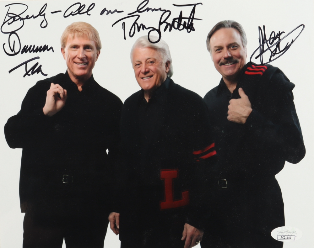 Donovan “Scott” Tea, Tony Butala & Mark Preston Signed The Lettermen
