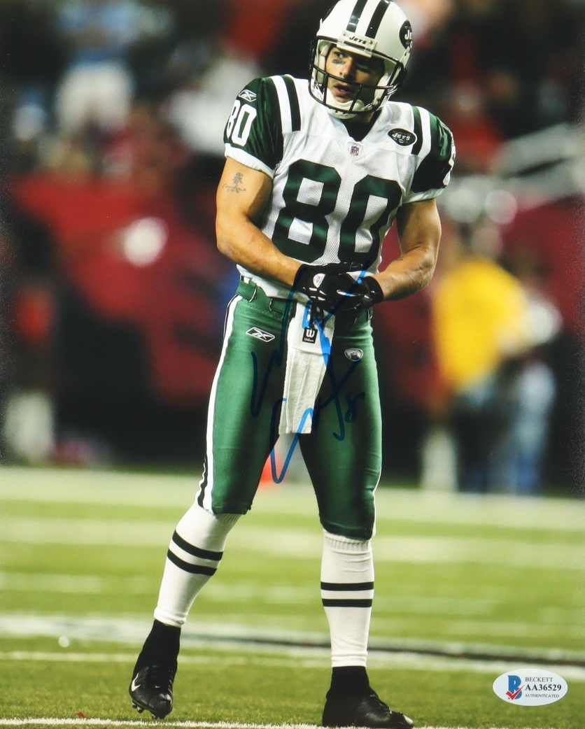 Wayne Chrebet Signed Jets 8x10 Photo (Beckett) at PristineAuction.com Wayne Chrebet Signed Jets 8x10 Photo (Beckett) at PristineAuction.com