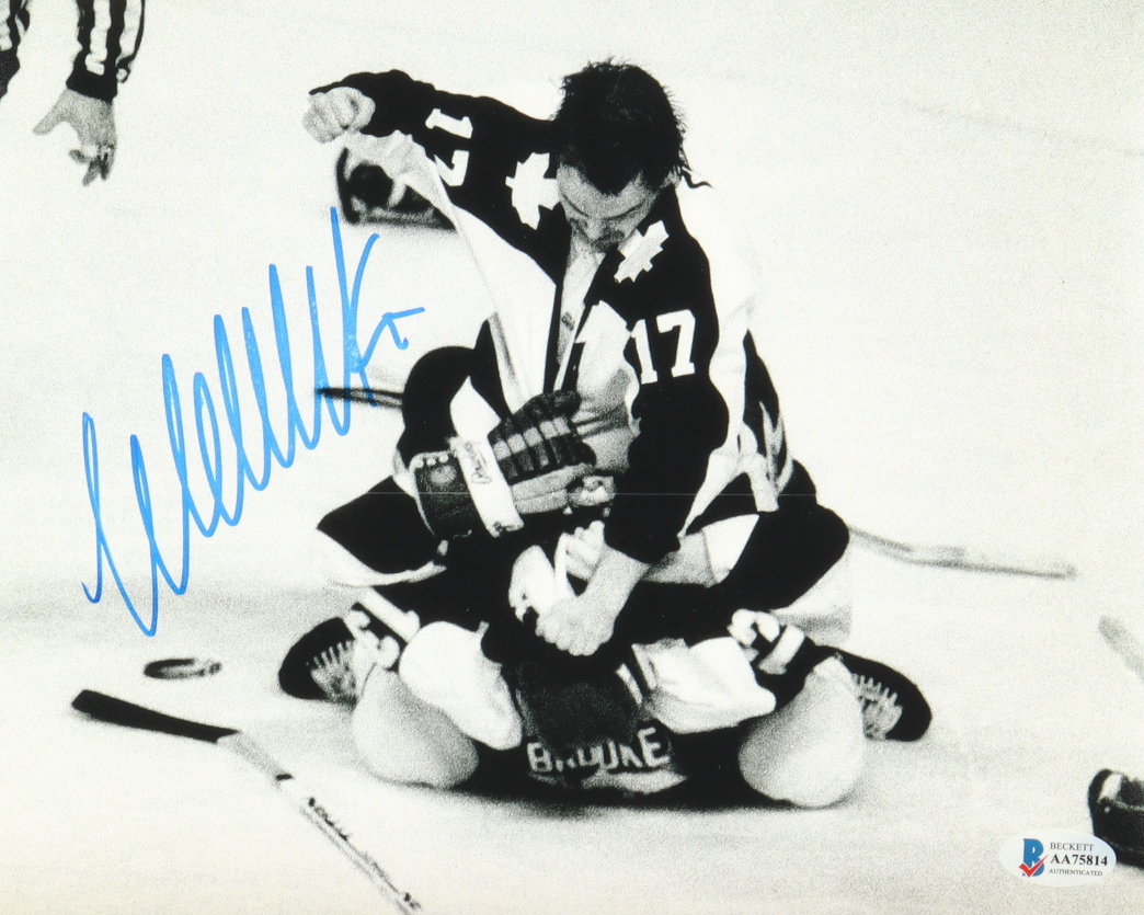 Wendel Clark Signed Maple Leafs 8x10 Photo (Beckett) at PristineAuction.com Wendel Clark Signed Maple Leafs 8x10 Photo (Beckett) at PristineAuction.com