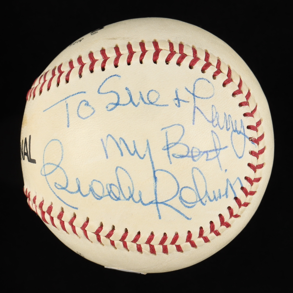 Brooks Robinson & Boog Powell Signed OL Baseball Inscribed "My Best" (JSA) at PristineAuction.com Brooks Robinson & Boog Powell Signed OL Baseball Inscribed "My Best" (JSA) at PristineAuction.com