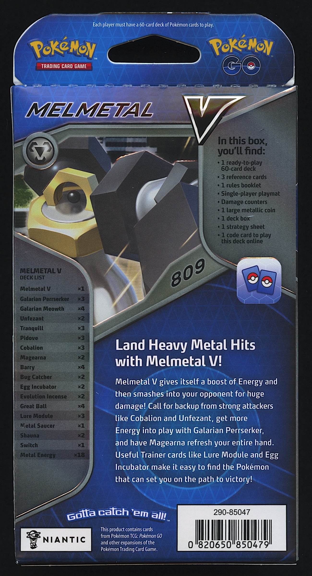 Pokemon Go Melmetal V Battle Deck at PristineAuction.com Pokemon Go Melmetal V Battle Deck at PristineAuction.com