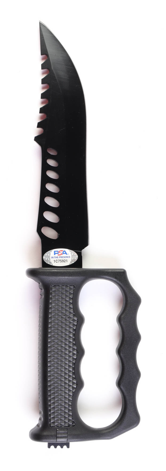 Robert O'Neill Signed Navy SEAL Knuckle Duster Tactical Knife Inscribed "The Operator" (PSA) at PristineAuction.com Robert O'Neill Signed Navy SEAL Knuckle Duster Tactical Knife Inscribed "The Operator" (PSA) at PristineAuction.com