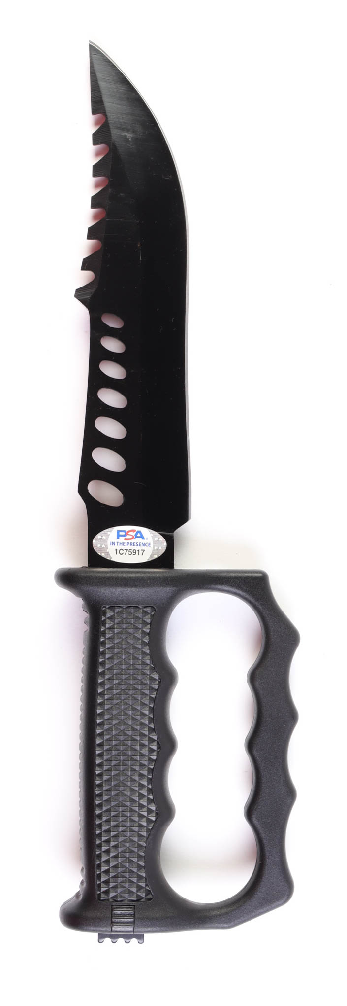 Robert O'Neill Signed Navy SEAL Knuckle Duster Tactical Knife Inscribed "The Operator" (PSA) at PristineAuction.com Robert O'Neill Signed Navy SEAL Knuckle Duster Tactical Knife Inscribed "The Operator" (PSA) at PristineAuction.com