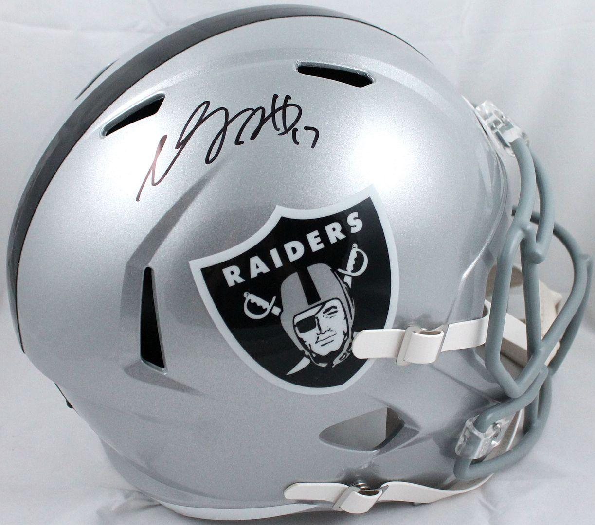 Davante Adams Signed Raiders Full-Size Speed Helmet (Beckett) at PristineAuction.com Davante Adams Signed Raiders Full-Size Speed Helmet (Beckett) at PristineAuction.com