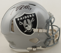 Davante Adams Signed Raiders Full-Size Authentic On-Field Speed Helmet (Beckett) at PristineAuction.com