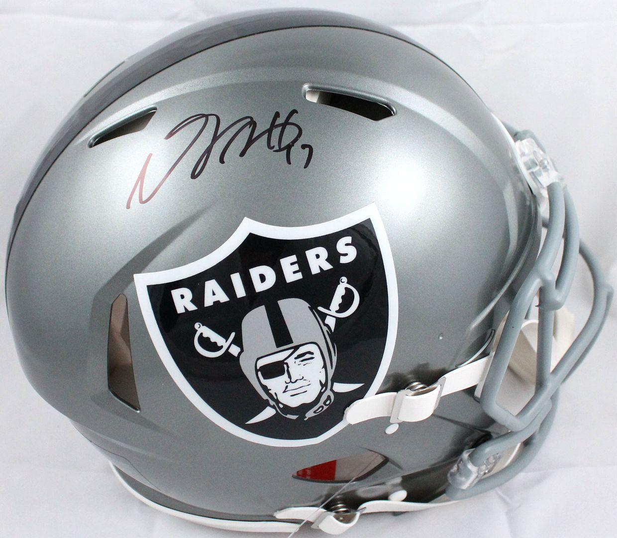 Davante Adams Signed Raiders Full-Size Authentic On-Field Flash Alternate Speed Helmet (Beckett) at PristineAuction.com Davante Adams Signed Raiders Full-Size Authentic On-Field Flash Alternate Speed Helmet (Beckett) at PristineAuction.com