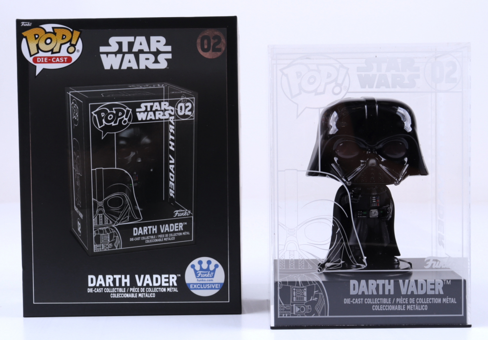 Funko Pop! Darth Vader (Die-Cast) - STAR WARS - Edizione Limitata In Metallo Con Custodia Acrilica