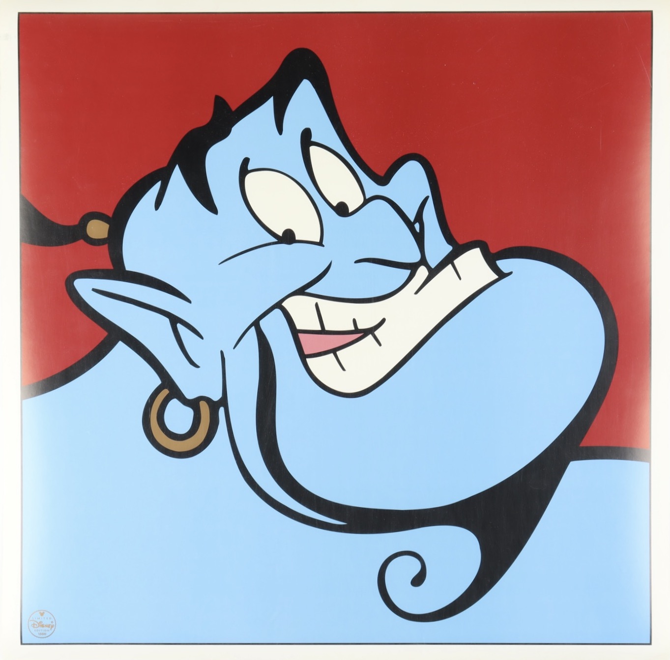 Set of (3) 1997 Disney Character LE 23x23 Lithographs with Winnie the Pooh, Tigger & The Genie with Disney Seals at PristineAuction.com Set of (3) 1997 Disney Character LE 23x23 Lithographs with Winnie the Pooh, Tigger & The Genie with Disney Seals at PristineAuction.com