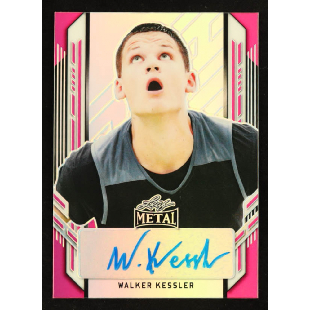Walker Kessler 202122 Leaf Metal Portrait Pink PAWK1 11/25 AU RC