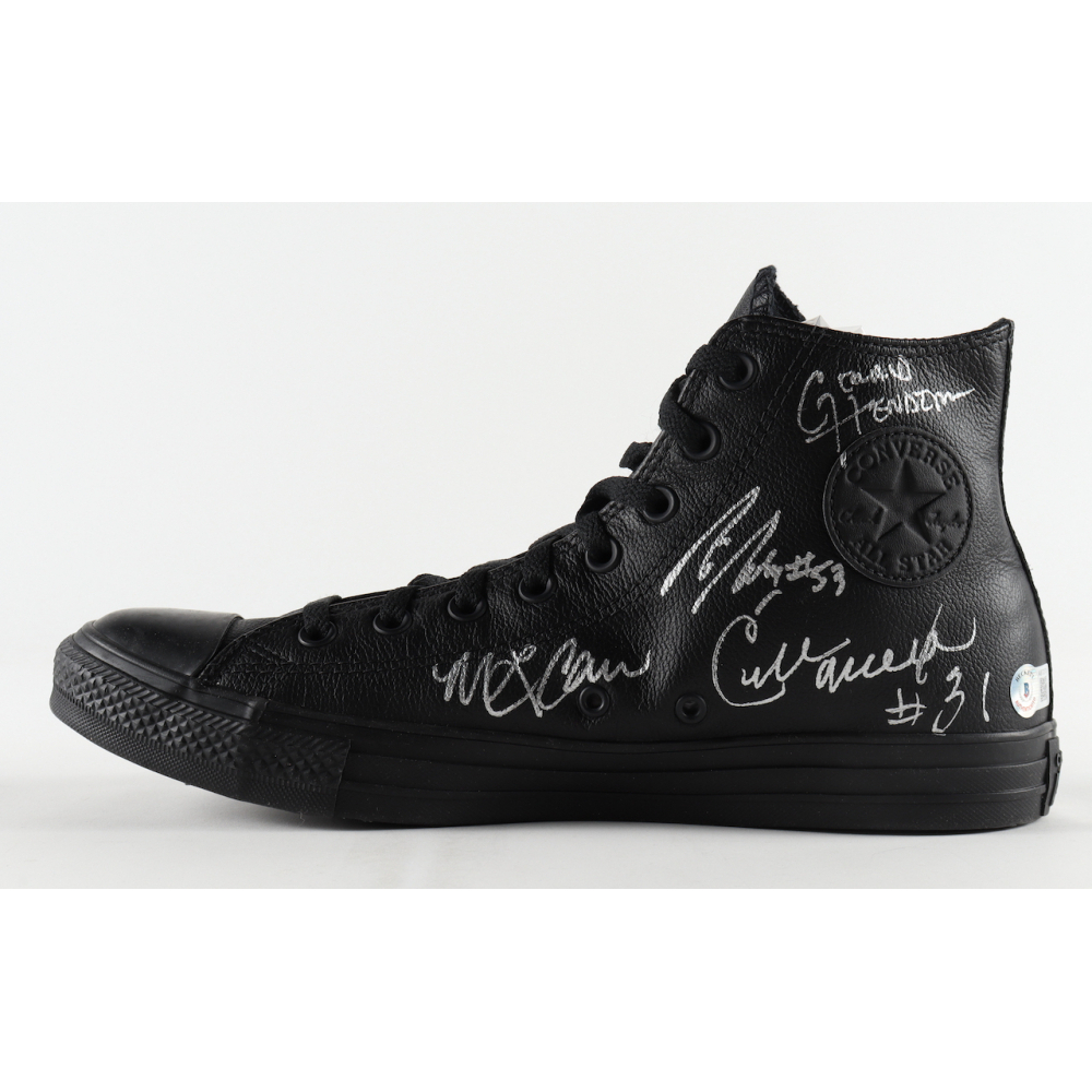 Converse AllStar Basketball Shoe TeamSigned by (7) 1981 Boston