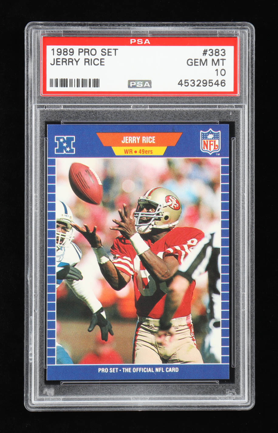Jerry Rice 1989 Pro Set #383 (PSA 10) | Pristine Auction