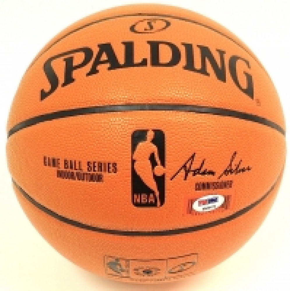 thumbnail image 2 of Magic Johnson & Larry Bird Authentic Signed Wilson Basketball - BAS Beckett Witnessed 2 of 5