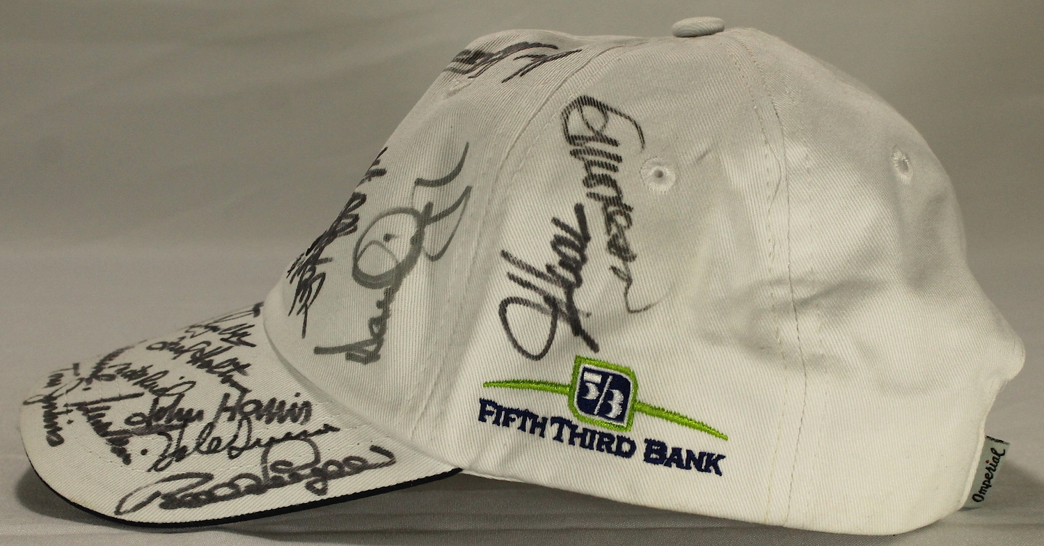 PGA Multi-Signed Hat Signed by (24) with Mark O'Meara, Gary Player, Hale Irwin (JSA ALOA) at PristineAuction.com PGA Multi-Signed Hat Signed by (24) with Mark O'Meara, Gary Player, Hale Irwin (JSA ALOA) at PristineAuction.com