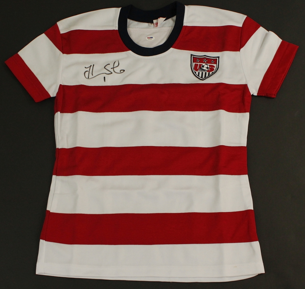 Hope Solo Signed Team USA Soccer Jersey (PSA COA) Pristine Auction